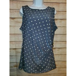 SOLD: Anne Klein Sleeveless Blouse